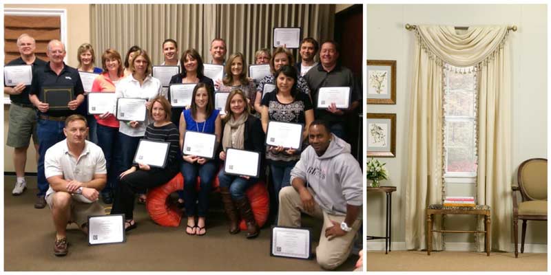 Inspired Drapes Training at Budget Blinds